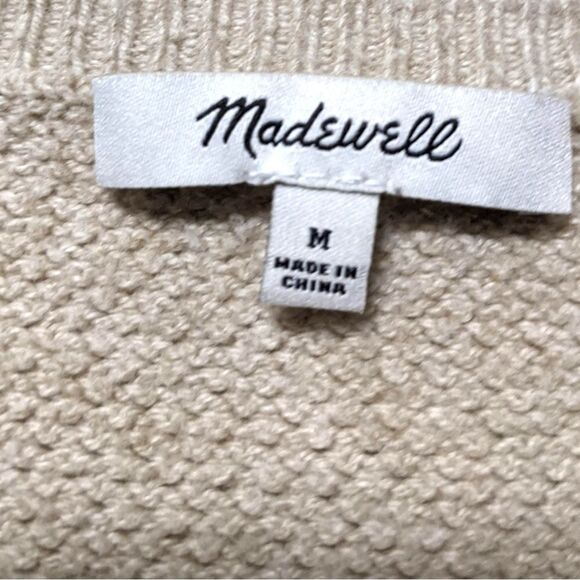 MADEWELL Chronicle Texture Pullover Sweater M - Picture 2 of 5